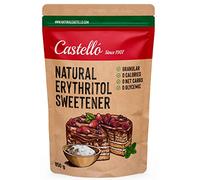 Érythritol Édulcorant Naturel - Granulé | 10g = 7g de Sucre | Substitut du sucre Naturel - Keto et Paleo - 0 Index Glycémique - 0 Calories - 0 Glucides Nets - Sans OGM - Castello since 1907-850 g