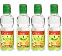 Castello since 1907 Lot 2x Stevia Liquide 125ml | 750 doses | 10 gouttes : 1 c.à.c de sucre | Substitut du Sucre | 0 Calorie - 0 Indice Glycémique - 0 Glucides nets - Keto Végan (Lot de 2)