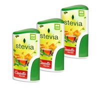 Castello since 1907 Stevia en Comprimés - Lot de 3 (450 Sucrettes) - Édulcorant Zéro Calorie, Substitut de Sucre, Keto, 0 Glucides & Index Glycémique Bas