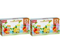 Castello since 1907 Thé Glacé (Ice Tea - Iced Tea) Zéro en Sachets | Multipack 3 Goûts : Pêche, Citron et Mangue | Total 36 Sachets | Zéro Calorie, Sans Sucres, Sans Aspartame (Lot de 2)