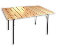 Castelmerlino 029 Pliant, Lanice, Pieds Noir Mat, Plateau Mélèze Naturel, 80 x 120