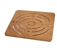 Castelmerlino Caillebotis de douche en Okumè Marine Contreplaqué 68x54 cm pour receveurs de douche 90x70 cm