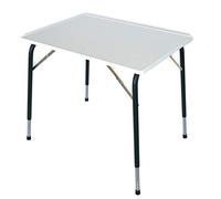 Castelmerlino Table pliante en mélamine avec pieds télescopiques, 80x60 cm