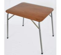 Castelmerlino Table pliante Okumè sol en contreplaqué marine 80x60 cm