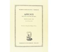 Castelnuovo-Tedesco M. - Appunti 4 Danze Del Novecento