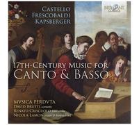 Castelo / Frescobaldi / Mvsica Perdvta - 17th-Century Music For Canto & Basso [Compact Discs]
