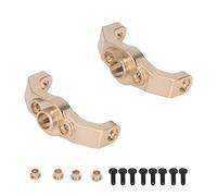 Caster Blocks C Hubs en Laiton Doré pour Traxxas 118 TRX4M - Pièces de Rechange Stables et Précises avec Vis