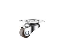 Caster Soft Rubber Universal Wheel Swivel Roller Pour la Maison et le Bureau(Color1)