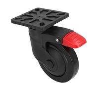 caster wheels， Roulette pivotante silencieuse et résistante à l'usure, roulement de 180 kg, roue de 12,7 cm, multi-usage avec frein for chariot,For All Scenarios