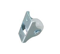 Caster Wheels Set 10 pcs White Rail Fixed Casters Small One-Way Wheel Furniture Directional Wheel Hardware Accessories Heavy Duty Casters