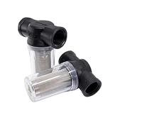 Caster Wheels Set 1Pcs Garden Pond 1/2inch 3/4inch 1inch Inline Mesh Strainer Water Pump Irrigation High Flow Pipeline Heavy Duty Casters(0.5inch 80um)
