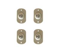 Caster Wheels Set Casters Pulley Rollers for Cabinet Drawer Storage Box Trash Can Small Furniture Hardware Wheel Box Skateboard New Heavy Duty Casters(Stainless Steel)