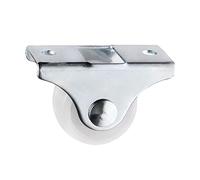 Caster Wheels Set Fixed Casters Small 1-Way Wheel Furniture Directional Wheel Wear- CLH@8 Heavy Duty Casters