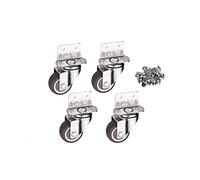 Caster Wheels Set Furniture Caster Wheels Heavy Duty Universal Carriage Wheel for Crib Bed Cart Trolley Wheelchair Office Chair Heavy Duty Casters(No Brake,1 inch)