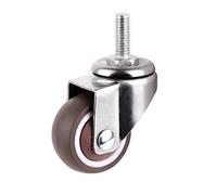 Caster Wheels Set Inch Furniture Casters Wheels Swivel Castor Trolley Caster with Brake Heavy Duty Casters(D,1.5 inch)