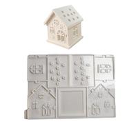 Castes de Noël polyvalentes, moules de maison en Silicone flexibles, accessoire Portable pour projets artisanaux personnalisés, décoration de vacances