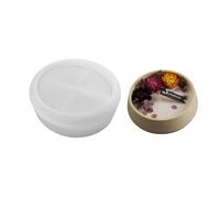 Castes rondes créatives en résine robuste en silicone élégant plateau plateau accessoire pour projets d'artisanat douane silicone