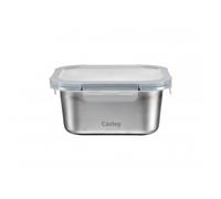 Castey SCC1450 Conteneur Inox Carré 1450ML Avec Couvercle Hermétique