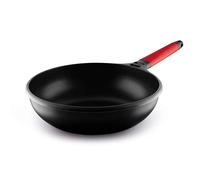 CASTEY Wok Induction 28 cm Manche Rouge