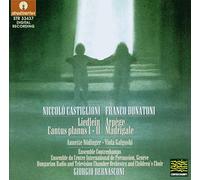 Castiglioni, Donatoni : Oeuvres vocales. Nodinger.