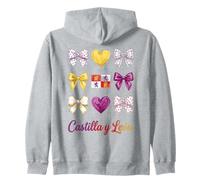 Castilla Y León Coquette Bow Girls Sweat à Capuche