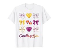 Castilla Y León Coquette Bow Girls T-Shirt