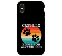 Castillo Home for Wayward Dogs Nom de Famille Coque pour iPhone X/XS