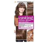 Casting Creme Gloss de L'Oreal Paris 600 blond fonce | Sans ammoniaque, couleur éclatante et naturelle, 32 lavages, 3 x brillant, 4 x plus soyeux, visiblement plus sain