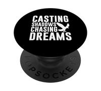 Casting Shadows Chasing Dreams Fauconnerie PopSockets PopGrip Adhésif