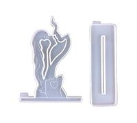 Casting Valentine Day Wood Home Passionate Lovers Statues Creative Handmade Home Miniatures Décoration de table Couple Moule en silicone Sculptures Art Décoration de salon