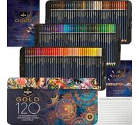 Castle Art Supplies Set de 120 Crayons de Couleur à Base d'Huile, Adultes