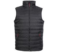 Castle Clothing Elite Doudoune sans manches côtelée, Noir, S