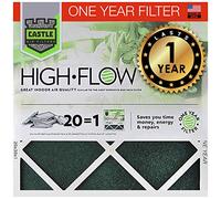 Castle Filters Filtre de four HVAC 1 an, MERV 8, 14 x 25 x 1, 1 pièce (lot de 1)