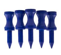 Castle Golf Tees Bamboo | Plusieurs couleurs et tailles | Écologiques et durables en bambou (38 mm (bleu)