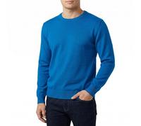 Castle Point Pull Homme 100% Coton Léger - Pull Tricot Col Rond ou Col V, Pull Homme Coton Respirant, Pull Léger Décontracté et Bureau (Paon, S)