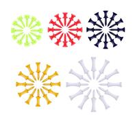 Castle Tees - Ensemble De Tees D'entraînement Portables | Tee-Shirt Accessoire De D’entraînement | Outils De Support De Pratique De, 25 Mm/31 Mm/37 Mm/43 Mm/51 Mm | Améliorer L