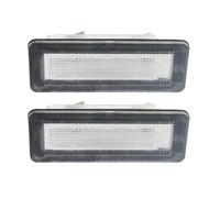 CastleGear Feu Plaque D'immatriculation Pour Benz Pour Smart Pour Fortwo 451 Coupé 2007-2015 2x 18 SMD CANBUS Blanc LED Éclairage De Plaque D'immatriculation A4518200256