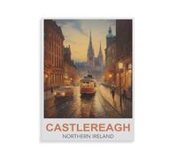 Castlereagh, Nord-Irlande，Puzzle en Bois 1000 Pièce Classique Adultes Puzzles Enfants Apprentissage Assembler des Jouets（75x50cm）-GY74