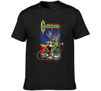 Castlevania Game Cover Art T-Shirt Mens Unisex Black Tees L