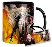 Castlevania Lords Of Shadow 2 Alucard Tasse Ceramique Intérieure et Poignée Noire Mug