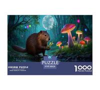 Castor 1000 Pièces Puzzle Adulte Un Puzzle Difficile Jeu Éduchatif Défi Jouets Divertissement Puzzles Classiques Pour Adultes Et Enfants À Partir De Activité Familiale Parfaite Décoration De La Maison