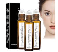 Castor Oil and Frankincense Eye Roller,Rollerball Castor Oil,Eye Rollerball,Anti-Wrinkle Eye Roller Serum,Roller Ball Essential Oil for Eye,Moisturizing And Soothing (3 pièce)