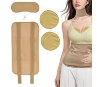 Castor Oil Pack, Compresses D'Huile De Ricin Réutilisable Avec Bande Élastique, Compresses Froides Et Chaudes, Aid De Soin Aux Huiles Essentielles