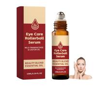 Castor Oil Roll On Eye Roller,Organic Castor Oil Rose Quartz Roller Ball,Organic Frankincense And Castor Oil For Face,Dark Circles,Fine Lines,Under Eyes And Skin,Brightens Eyes,Smooths Skin (1PC)