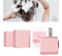 Castor Oil - Shampooing bio - Barre après-shampoing à l'huile de ricin - Nourrissant et apaisant naturel - Pour tous les types de cheveux - Savon de soin pour tous les cheveux - Soin des cheveux pour