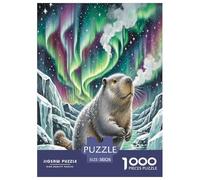 Castor Puzzles 1000 Pieces Cadeau Unique Jeu Éducatif Challenge Toy À De Qualité Supérieure Peinture Art pour Adultes Et Enfants 38x26cm/1000pcs