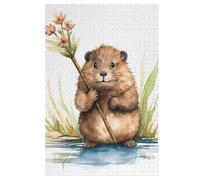 Castor Puzzles en Bois Adultes Et Adolescents 1000 Pieces EnfFourmis Puzzle Décoration Mur Moderne Art Jouets Cadeau IntéressFourmis 78×53cm
