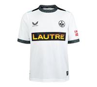 Castore 1. FC Kaiserslautern Maillot extérieur 2025/2026 pour enfant Blanc bleu noir M (146 cm) Enfant