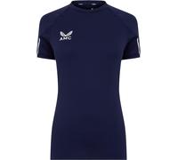 Castore Amc Performance T-Shirt Womens Marine/Blanc 8 (XS) Female
