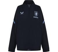 Castore Aston Villa Staff Lightweight Jacket Womens Noir/Sérénité 14 (L) Female